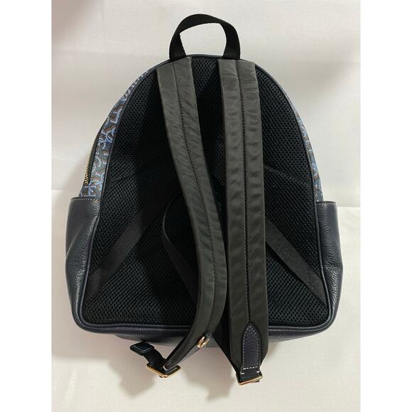 Coach Backpack + Wristlet Set – All Blue Signature Logo – Matching Pair - Picture 3 of 14